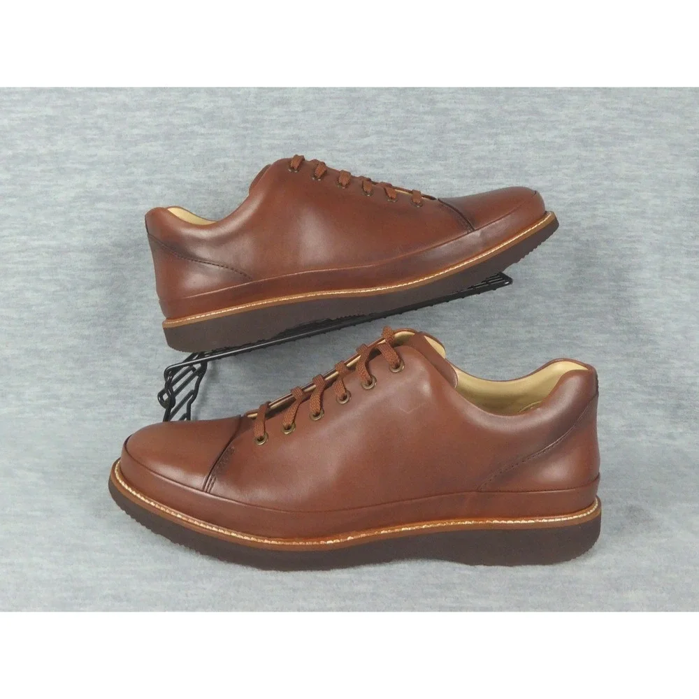 Samuel Hubbard Dress Fast Mens 13 M Cognac Leather Oxford Shoes M1310-165